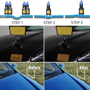 Sliyxtwio Paintless Induction Heater Machine for Car Dent Removing with Digital Screen and PDR Kit  