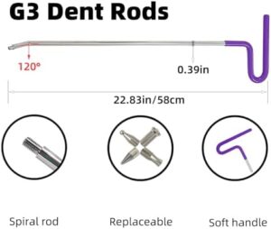168 Pcs Dent Puller Kit with Manganese Steel Tools for Car Dent Repair