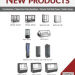 NEW AIR NCD-24-CD Commercial 24" Refrigerated Countertop Display Case for restaurants, cafés, and bakeries