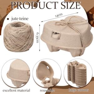 FoldTier 3 Egg Cartons in heart shape, perfect for eco-friendly egg storage and chicken lover gifts