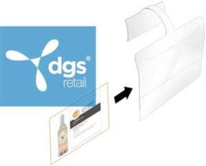 Shelf Talker Sign Holder, Channel Wobbler, 3-1/2 By 5-1/2 Inch Signs, 100 Pack for retail displays