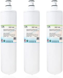 Swift Green Filters SGF-20S Compatible Commercial Water Filter for BREW120-MS, HF20-S, 5615103 (3 Pack)