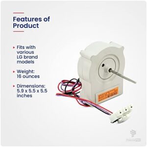 ForeverPRO 4681JB1027C Fan Motor for LG Appliance 1519579 2400632 4681JB1027V 4681JK1004E