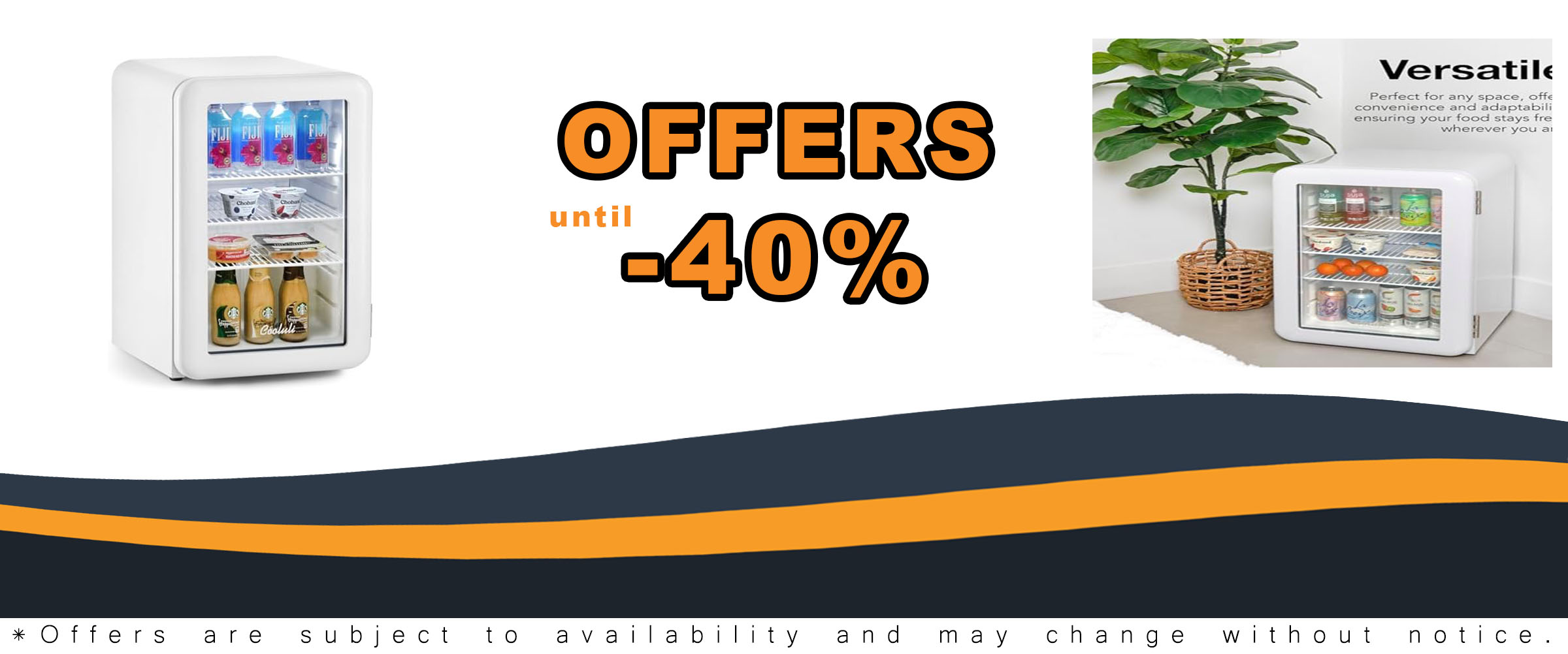 Cooluli Decor 2.4 cu ft Compact Mini Fridge with Glass Door - Beverage Cooler - Small Refrigerator for Bedroom, Office, Dorm - Ideal for Soda Drinks, Beer - Digital Temperature Control (White)