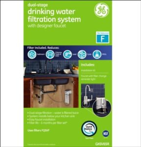 Dual Stage Lead Chemical Filtration System with Designer Faucet