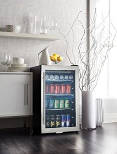 Danby Designer DBC434A1BSSDD 124 can Beverage Center (4.34 Cubic Feet, Stainless Steel)