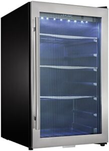 Danby Designer DBC434A1BSSDD 124 can Beverage Center (4.34 Cubic Feet, Stainless Steel)