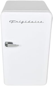 EFR372-WHITE 3.2 Cu Ft White Retro Compact Rounded Corner Premium Mini Fridge