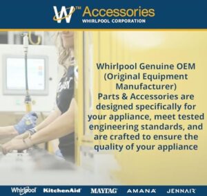 Whirlpool W10782873 SxS Refrigerator Handle Kit,Chrome