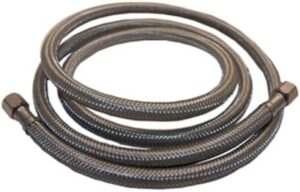 LASCO 10-0958 Ice Maker Water Supply Line, Braided Stainless Steel, X 1/4-Inch Female Compression, 5-Pack, 5 Count