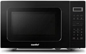 Danby Designer 3.2 Cu. Ft. Compact Refrigerator + COMFEE' CM-M201K(BK) Countertop Microwave Oven Bundle