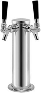 Kegco 3PSTCK2-NT Kegerator Kit, 2-Tap, Chrome