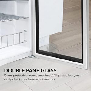 Whynter BR-128WS Beverage Refrigerator with Lock, 120 Can Capacity, Stainless Steel