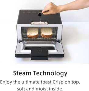 BALMUDA The Toaster – Steam Oven Toaster with Precise Heat Control and 5 Cooking Modes  