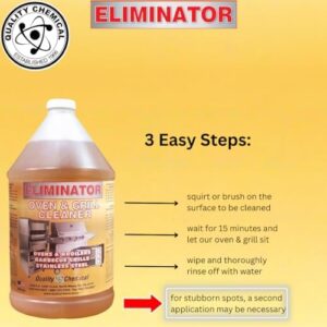 Quality Chemical Oven Cleaner & Grill Cleaner – Heavy-Duty, Fast-Acting Degreaser for Ovens and Grills  