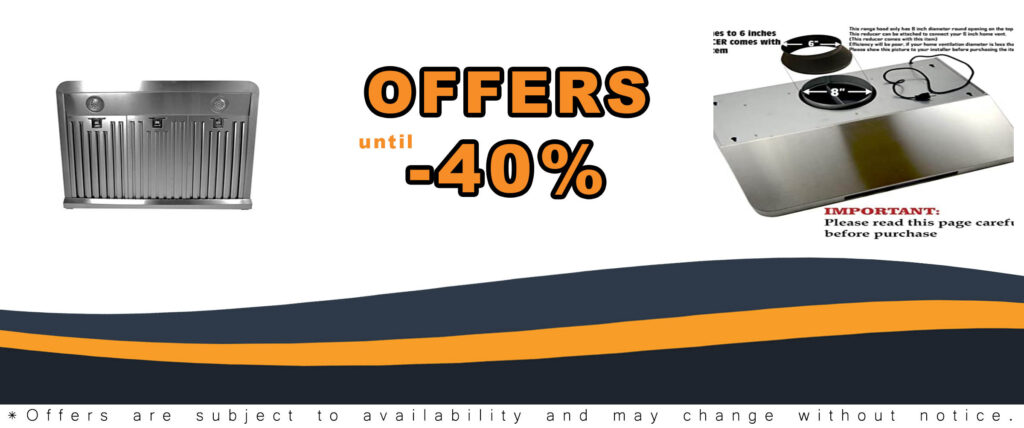 ROXON 900 CFM Under Cabinet Range Hood in Stainless Steel with Powerful Ventilation