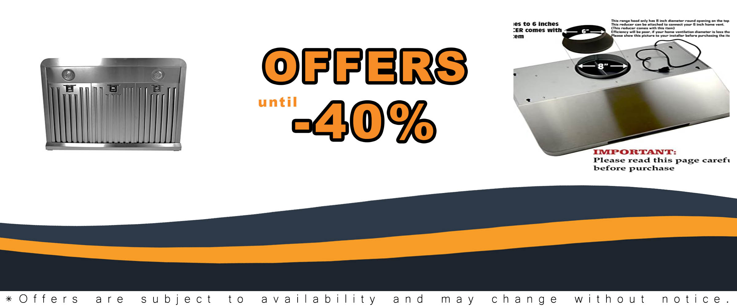 ROXON 900 CFM Under Cabinet Range Hood in Stainless Steel with Powerful Ventilation  