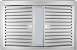 Hauslane 30" UC-PS60 Under Cabinet Range Hood with heavy-duty suction, quiet operation, energy-saving LED lights, and dishwasher-safe baffle filters.  