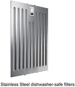 ROXON 900 CFM 30 Inches Range Hood – Stainless Steel Wall-Mounted Kitchen Exhaust Fan  