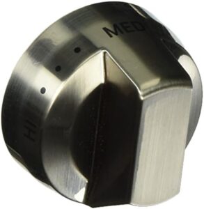 Samsung DG94-00945A Range Knob Dial, stainless steel, ergonomic design, heat-resistant replacement part for Samsung gas ranges. 
