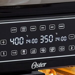 11-Quart Flex Air Fryer Oven with dual cooking zones and two frying baskets, perfect for versatile cooking. 