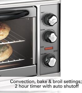 31107D Countertop Oven with Convection and Rotisserie, Large, Stainless Steel – Perfect for Baking, Broiling, and Roasting  