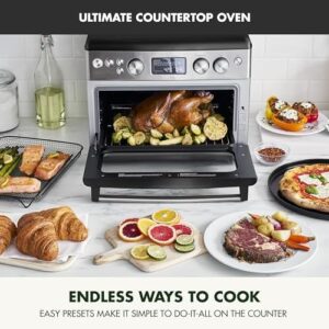 GreenPan 13-in-1 Elite Countertop Convection Oven & Air Fryer with PFAS-Free Ceramic Tray and Adjustable Racks  
