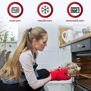 Clear Turkey Oven Bags for Cooking, Baking, and Roasting - Smell Proof and Heat Resistant  