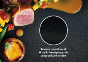 Woll Diamond Logic XR Square Cast Iron Frying Pan, 24cm, induction-compatible, non-stick coating, removable handle, oven-safe  