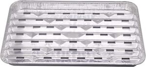 High-quality DDI Grill Aluminum Foil Grilling Trays, disposable broiler pan for easy grilling and cooking 