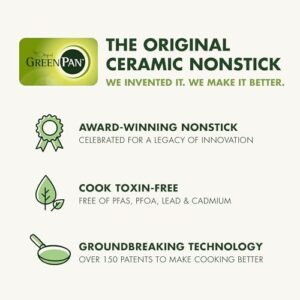 GreenPan Nova 10-Piece Cookware Set in Deep Teal, featuring PFAS-free ceramic nonstick coating and induction compatibility  