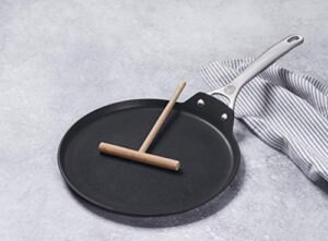 Le Creuset Toughened Nonstick PRO Crepe Pan with Rateau, 11" featuring superior nonstick surface