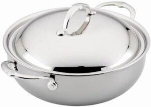 Hestan NanoBond 5-Quart Dutch Oven - Durable, Toxin-Free Titanium Stainless Steel Cookware