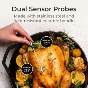 MEATER Block Smart Wireless Meat Thermometer 4 Probe System for BBQ, Oven, Smoker, and Grill