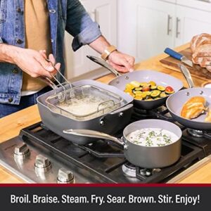 Granitestone Pro 20-Piece Hard Anodized Cookware and Bakeware Set with Ultra Nonstick Coating  
