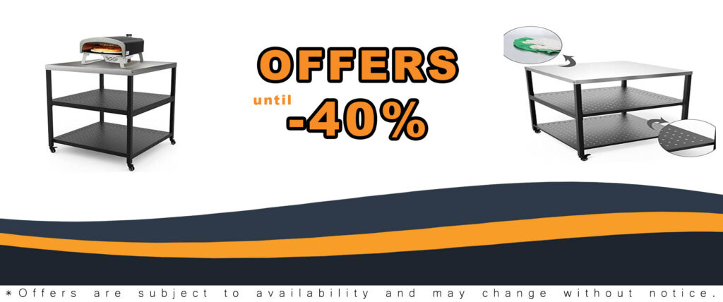 Onlyfire Grill Cart with 3 shelves, heavy-duty stainless steel construction, perfect for outdoor kitchens, patios, and garages.
