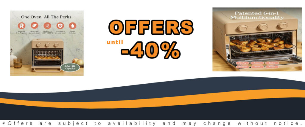 Our Place Wonder Oven - A 6-in-1 Air Fryer & Toaster Oven with Steam Infusion for Crispy and Juicy Cooking