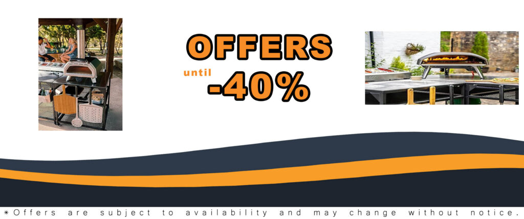 Ooni Large Modular Table with stainless steel frame and modular design for outdoor kitchen use.