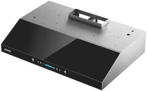 IKTCH 30 Inch Range Hood Under Cabinet with Gesture Sensing and Touch Panel