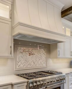 Akicon 36 Inch Range Hood Insert in Stainless Steel with LED Lights and Powerful Suction