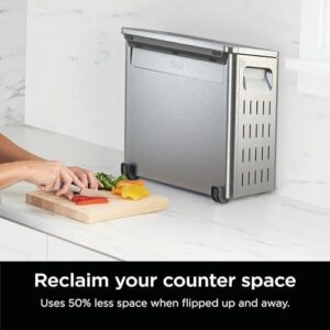 Ninja Flip Toaster Oven & Air Fryer with flip-up design and 8-in-1 functionality