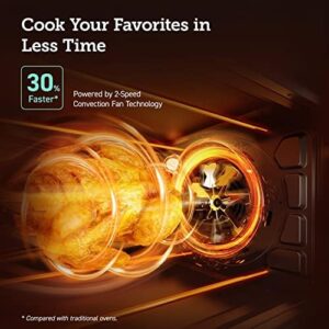 COSORI Air Fryer Toaster Oven, stainless steel, 12-in-1 convection oven with rotisserie, 32QT capacity, countertop appliance  