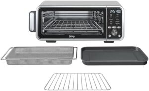 Ninja 10-in-1 Digital Air Fry Oven with stainless steel body and extra-large capacity