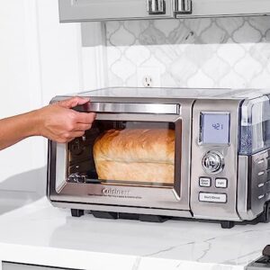 Cuisinart Combo Steam Plus Convection Oven in silver with LCD display and 9 cooking functions