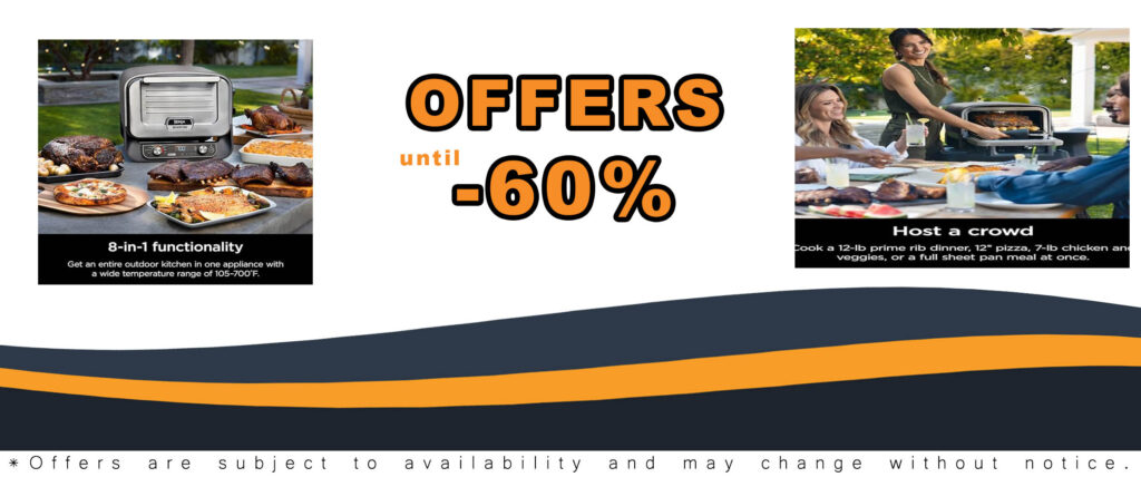 Ninja Woodfire 8-in-1 Outdoor Oven, grey, portable, electric, weather-resistant, high heat roaster, BBQ smoker