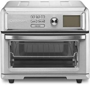 Cuisinart Air Fryer Toaster Oven in Silver with Digital Display and Adjustable Temperature