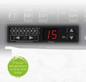 Panasonic FlashXpress Compact Toaster Oven in Black with Infrared Heating and Crumb Tray
