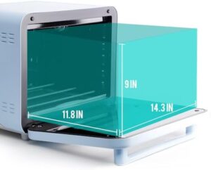 PYD Life Sublimation Oven Machine 40L Light Blue – Convection Oven for Sublimation Blanks