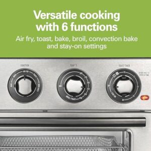 HB 6-in-1 Air Fry Oven, Stainless Steel, 6 Functions  