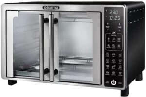 Gourmia Digital Oven with Air Fryer 24 Liters Stainless Steel, featuring a sleek stainless steel design and multi-functionality.
